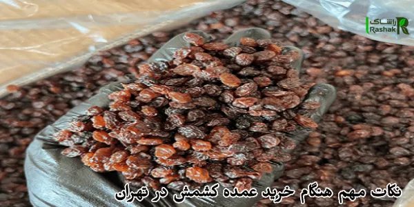 نکات مهم هنگام خرید عمده کشمش در تهران