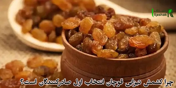 چرا کشمش تیزابی قوچان انتخاب اول صادرکنندگان است؟