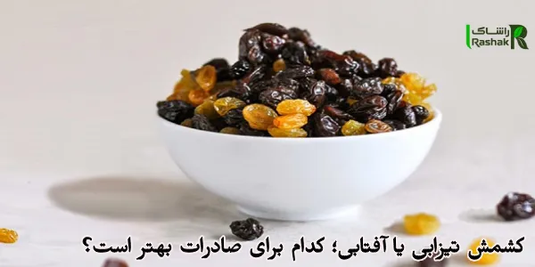 کشمش تیزابی یا آفتابی؛ کدام برای صادرات بهتر است؟