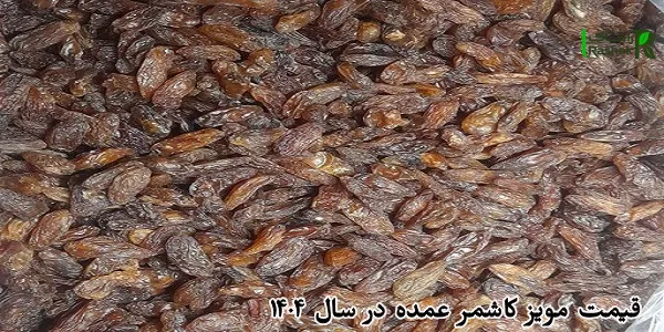 قیمت مویز کاشمر عمده در سال ۱۴۰۴