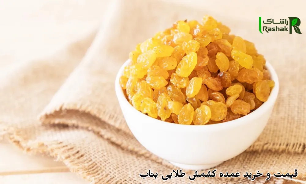 قیمت و خرید عمده کشمش طلایی بناب