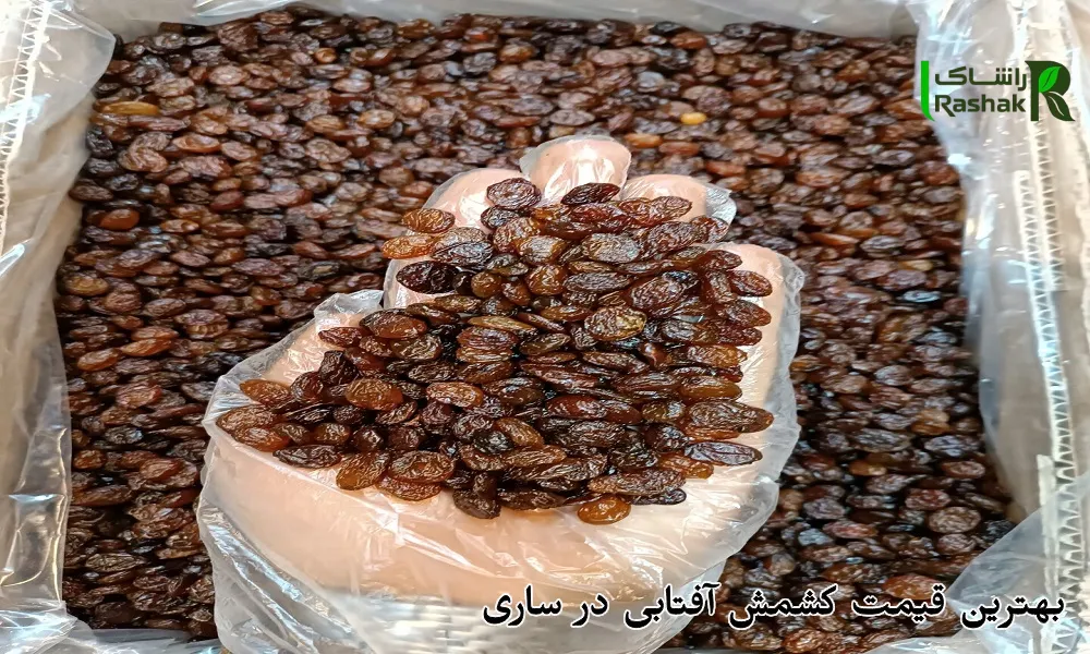 بهترین قیمت کشمش آفتابی در ساری