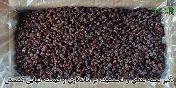 تأثیر بسته بندی و لجستیک بر ماندگاری و قیمت نهایی کشمش تأثیر بسته بندی و لجستیک بر ماندگاری و قیمت نهایی کشمش