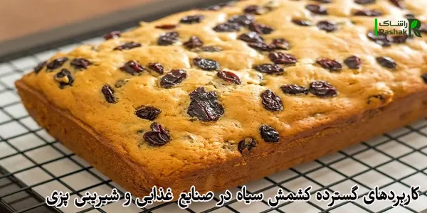 کاربردهای گسترده کشمش سیاه در صنایع غذایی و شیرینی پزی کاربردهای گسترده کشمش سیاه در صنایع غذایی و شیرینی پزی