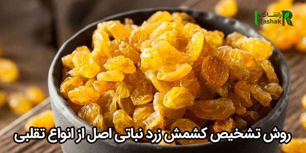 روش تشخیص کشمش زرد نباتی اصل از انواع تقلبی روش تشخیص کشمش زرد نباتی اصل از انواع تقلبی