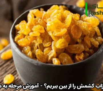 چگونه تیزاب کشمش را از بین ببریم؟ - آموزش مرحله‌ به ‌مرحله