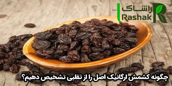 چگونه کشمش ارگانیک اصل را از تقلبی تشخیص دهیم؟ چگونه کشمش ارگانیک اصل را از تقلبی تشخیص دهیم؟