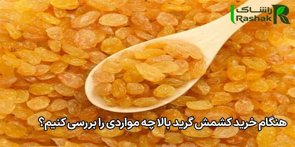 هنگام خرید کشمش گرید بالا چه مواردی را بررسی کنیم؟ هنگام خرید کشمش گرید بالا چه مواردی را بررسی کنیم؟